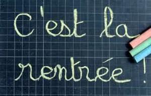 C'est la rentrée.