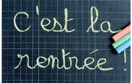 C'est la rentrée.